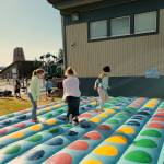 The inflatable Bounce activities were on loan from the Forks Assembly of God Church. Submitted Photos