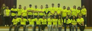 FHS Senior class auction participants were easy to spot in their chartreuse-colored T-shirts. They did an amazing job! Submitted Photo