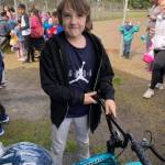 Winning the boys bike was Uriah Jackson. Submitted Photo