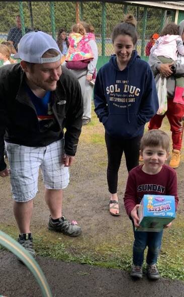 An excited prize winner! Submitted Photo