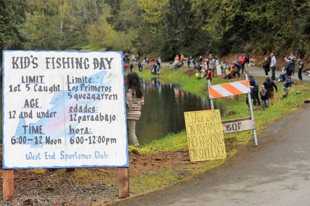 The sign at the Bogachiel Rearing Pond tells the story.