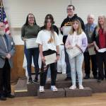 Neah Bay Students of the month with Serena Elvrum - counselor. Submitted photos