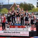 Ashton Doyle took to the podium twice as he finished third in the 100-meter dash (11.68) and seventh in the 200 (24.01). Submitted Photos