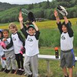 It appeared the As thought they had just won the World Series but then so did the Tigers as well also pictured on this page. Well, I could see where the confusion could have been as I didnt notice a scoreboard or any statisticians on any of the three fields. Photo by Lonnie Archibald