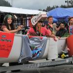 2022 Quileute Days Royalty canoe float with Miss Quileute Elizabeth Soto. Photos by Lonnie Archibald