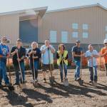 Interwest Construction, Inc. (ICI) are preparing to pour the footings for Spartan stadium, which will seat 1136 fans. Submitted photos
Spartan Stadium Replacement Project Groundbreaking (Pictured from left to right): Mike Reaves - School Board Member, Kevin Hinchen - School Board Member, Shannon Dahlgren – School Board Member, Bill Rohde – School Board President, Diana Reaume – Superintendent, Bill Henderson – Maintenance Director, Kyle Weakley – Assistant Superintendent, Athletic Director, and Jacob Debray, Interwest Construction, Inc (ICI) Superintendent of Project (Not pictured, Ron Hurn – School Board Member and Bob Lindstrom, BLRB Architects).