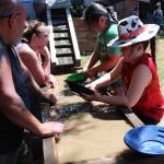 The coolest spot …well at least with some cool water, was the mining activity.