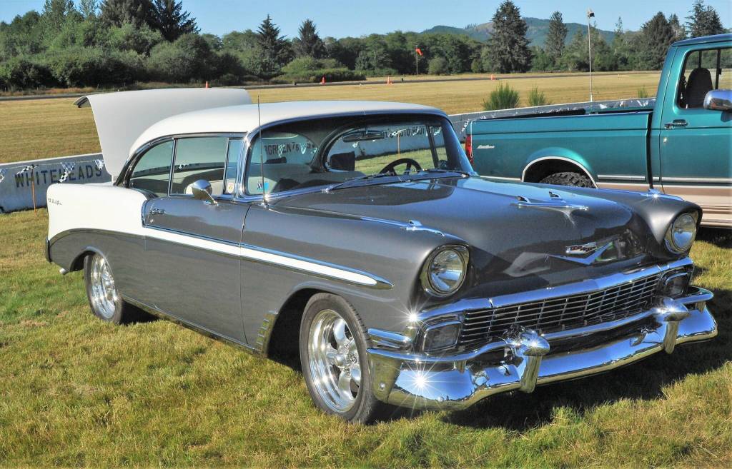 This classy 1956 Chevy BelAir is that of Beaver Rays. Photo by Lonnie Archibald