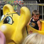 Terrance Hinchen was very ambitious Friday at the fair as it was one ride after another under sunny skies.