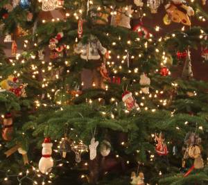 Over 300 ornaments