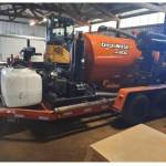 The water vacuum trailer has helped make repairing water lines and leaks easier. City of Forks Photos