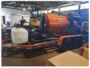 The water vacuum trailer has helped make repairing water lines and leaks easier. City of Forks Photos