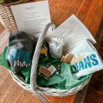 Many local businesses like Fog and Fern Clothing Co., who donated this basket, have generously donated amazing items for this weekends fundraiser benefiting Forks graduates.