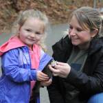Three-year-old Harper Fletcher was all smiles after landing this lunker. Photo by Lonnie Archibald