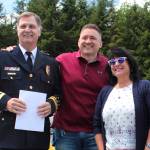 Nick Riggan, center in photo, was selected as OCC Supervisor of the Year. Photo Christi Baron