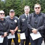 Team Excellence Awards -2nd Shift Program Activity Transport: 
Ryan Jordan, Investigator 2, Randy Blankenship, Correctional Officer 2, Gerald Campbell, Correctional Officer 2, Matthew Madrid, Correctional Officer 2, Cole Cariker, Correctional Officer 2, James Sullivan, Correctional Officer 2, Jeffrey Treichel, Correctional Officer 2. Pictured Ryan, Randy, Jerry, Scott Speer, Mat, and Ginger Price. Not pictured Cole, James, and Jeffrey. Submitted photo