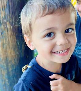 Layton Leons didnt win but he and his frog-friend had fun. Submitted photo