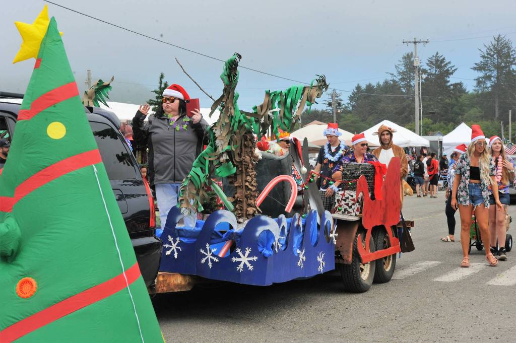 The Quileute Health Center celebrated Christmas in July. Photo by Lonnie Archibald