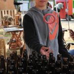 Bjorn Peterson made ringers during the Elks Clubs Hoedown on Merchant Road Saturday afternoon. Photo by Lonnie Archibald