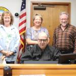 Judge Hanify, Lourene, Melissa and Mark - Clallam County District II court in Forks Photos Christi Baron