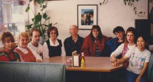 Coffee shop crew circa mid-1990s. Forks Forum Archives