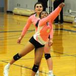 Spartan Kaidence Rigby looks on while teammate Eladia Hernandez-Stansbury makes a save against the Ravens in a contest won by Raymond-South Bend. Photo by Lonnie Archibald