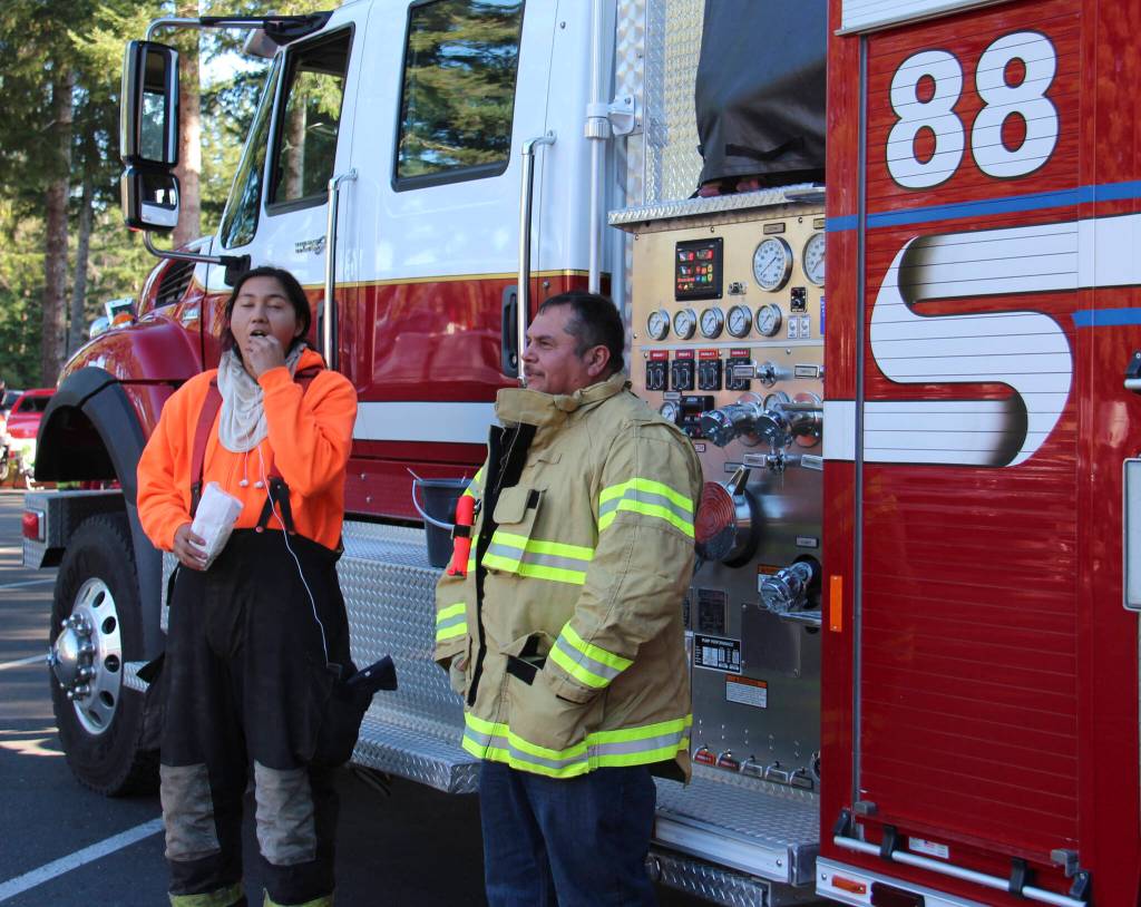 The Quiluete Tribe also brought their fire truck.