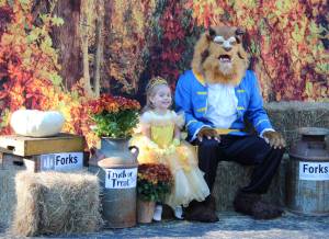 This lovely backdrop for photo ops was a popular spot. Many parents also got in the action and dressed up too! About 44 individuals, families, and businesses took part. Photos Christi Baron