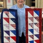 Piecemakers Quilt Club founding member Martha Paul has been one very busy quilter since 9/11. Last month she finished and presented her 71st red, white, and blue Hero Quilt to a Veteran. Martha says after 71 quilts, she is now making Hero Table Runners. Submitted Photo