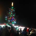 The parade made its way to Sol Duc Way and the community tree at the Triangle Lot. After a bit of technical difficulty and a countdown from 10, Santa lit the tree.
