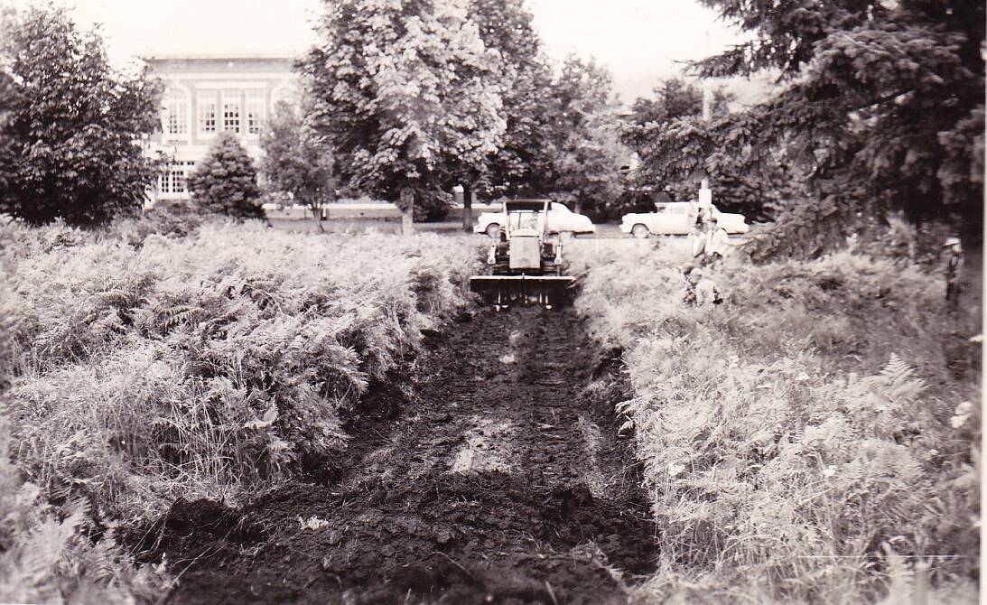 Church ground-breaking 1954.