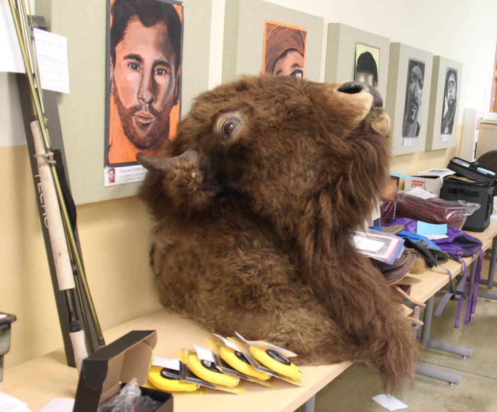 Need a fishing pole, a bison head, a carousel horse….you never know what kinds of items will be donated to the annual QVSA!