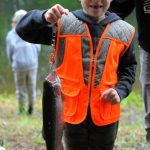 Hudson Davenport age 10 with a large trout.