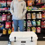 Cody Gaydeski won the Yeti Cooler.