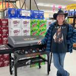 ….winning the Blackstone Grill was Angela Conard. Submitted photos