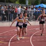 Moli Luong and Peyton Johnson in the 4x200.