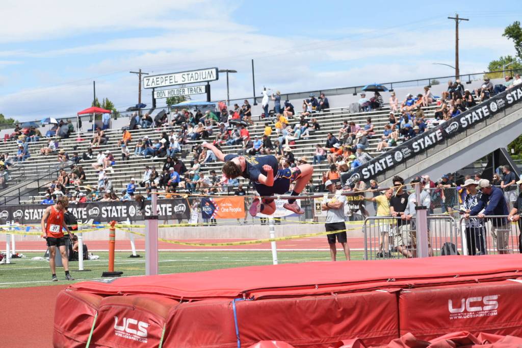 Gage Willenbrink in the High Jump.
