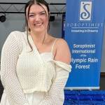 Rowan Ball received the Violet Richardson Award. This award is presented to Rowan in recognition of her efforts to make the world a better place through volunteer action. She received $500 and in the spirit of giving, donated half to Gingers Closet.