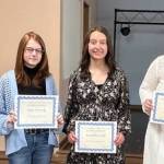 Hull Family Foundation Scholarship winners: Erame Tost, Rylee Kennedy, Kendall Marshall, and Rowan Ball.