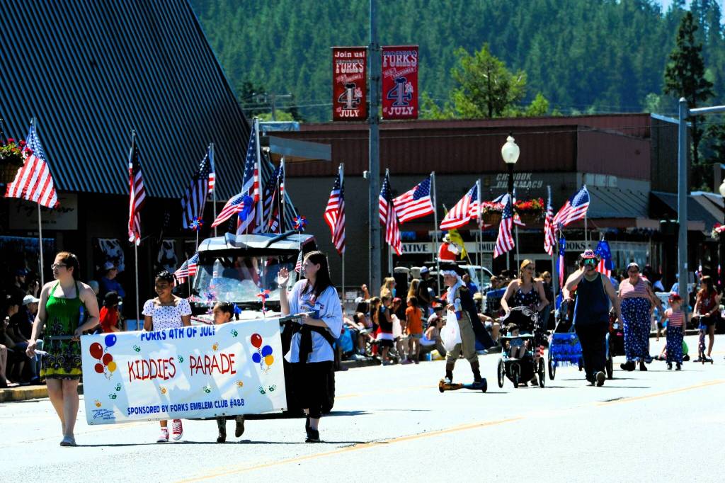 The Kiddies parade was sponsored once again by the Forks Emblem Club #488. Photo Lonnie Archibald