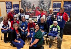 After all the organizing and hard work, the Soroptimist International of the Olympic Rain Forest members were ready for the auction to begin. This annual auction is the groups main fundraiser and helps support their many good community activities. Submitted photos