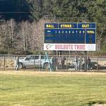 Photos Starla Daman
Two scoreboards were recently installed at the Fred Orr Ball fields in Beaver, committee member Starla Daman shared the following on social media, On behalf of the Fred Orr Memorial Baseball Field Committee we would like to thank the Quileute Tribe for the donation of the amazing scoreboards! We would also like to thank the Forks Lions Club for the hours of work to complete the installation.
She also thanked an unnamed community member who made a substantial donation to the installation activity.