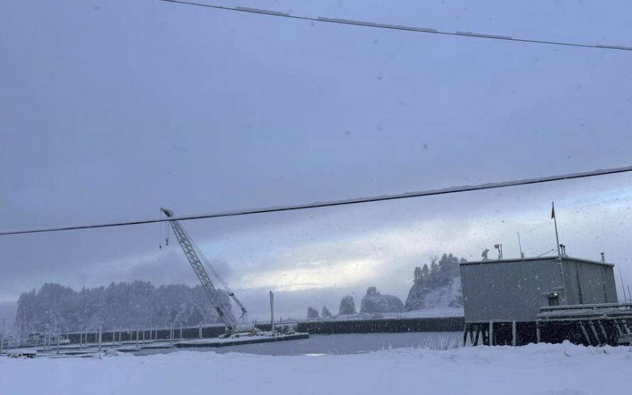 Photo Saddie Cherry
La Push was a real winter wonderland.
