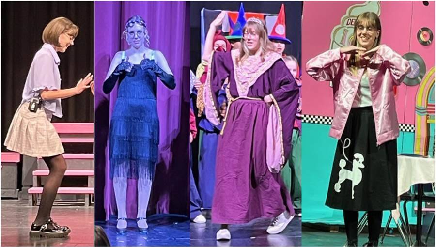 Submitted photo
Annika Leverington in Legally Blonde, Chicago, Missoulas Rumpelstiltskin, and Rock Around the Block.