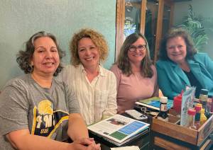 Photo Christi Baron 
F. Elena Velazquez, Sarah Decker, Brenda King and Diana Reaume.
