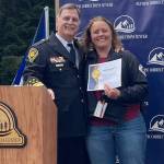 In Agency Awards Tanya Pleines was recognized with the DOC Values Award. Other awards not pictured - Innovation Marc Thomas, and Inspirational Linza Cook.