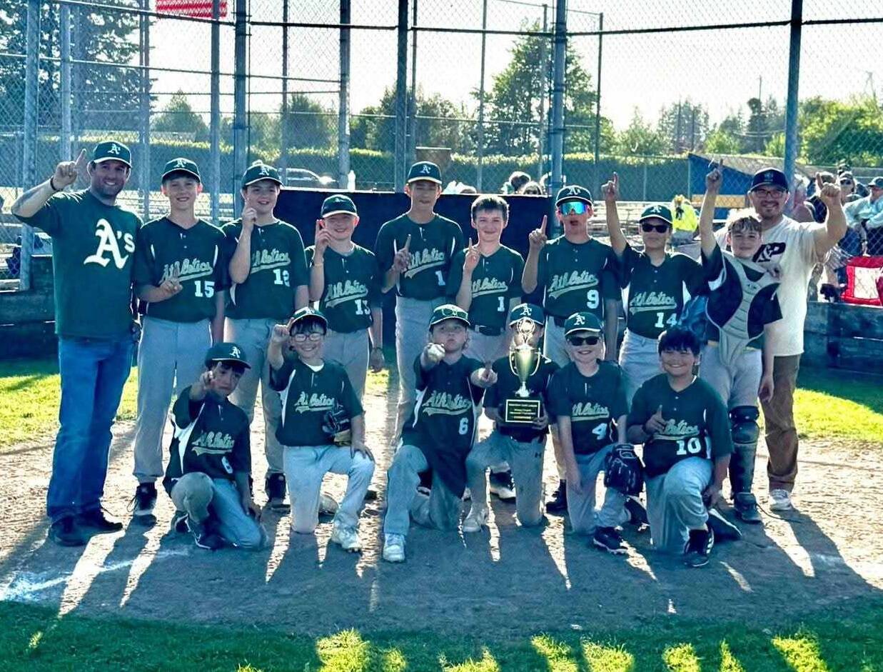 The As came out on top in the boys teams.