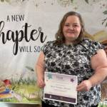 The Soroptimist Live Your Dream Award is given annually to a women with the primary financial responsibility for herself and her family and who is working to better her life through additional schooling. Congratulations to April Fordyce-Blewett, SIORFs Live Year Dream winner. She received $1000 to help with her dream of earning a bachelors degree in social work.