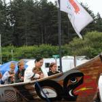 The Quileute Tribal Canoe.