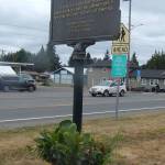 The Gold Star Highway Marker now joins the Blue Star Memorial Highway Marker at the Forks Transit Center. The Transit Center property also hosts the Gold Star Families Memorial Monument and a smoke bush panted by BGC in memory of Jason Hanson. Several Gold Star family members were in attendance on Saturday. A Spartan Memorial also lies within the new Memorial Garden.
